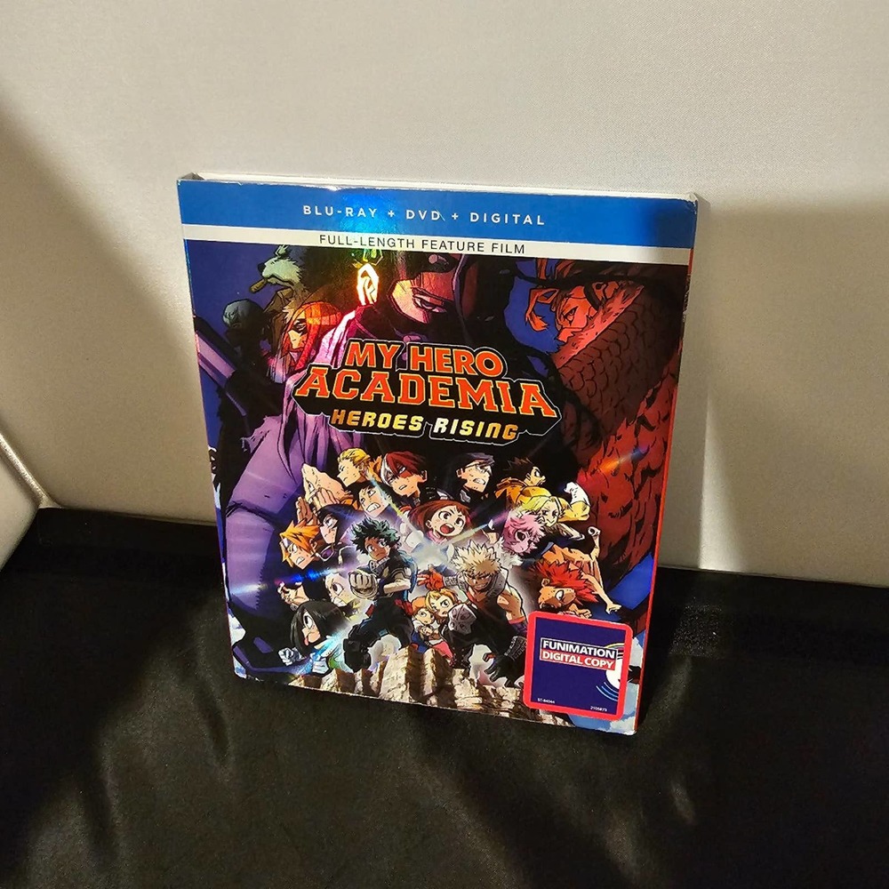 MY HERO ACADEMIA Heroes Rising Movie Blu-ray DVD Anime w/Slipcover